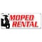Signmission MOPED RENTAL BANNER SIGN scooters bikes rent carts kayak motorbike B-Moped Rental - alternate 1